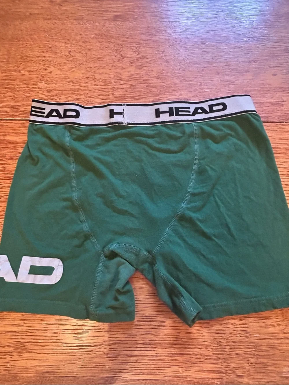 Head Men's Green Boxer Briefs with Logo Waistband